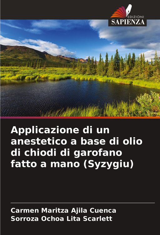 Produktbild: Applicazione di un anestetico a base di olio di chiodi di garofano fatto a mano (Syzygiu)