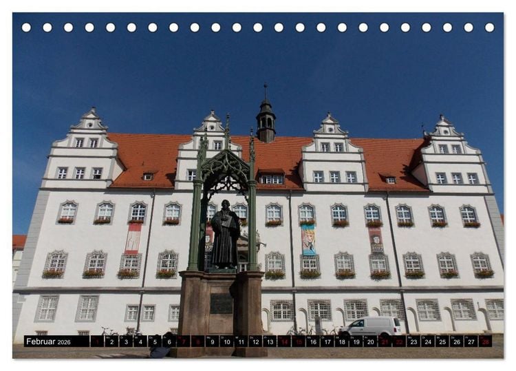 Produktbild: Rund um Martin Luther (Tischkalender 2026 DIN A5 quer), CALVENDO Monatskalender