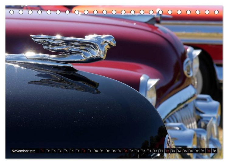 Produktbild: The art of mobility - american cars from the 50s & 60s (Part 2) (Tischkalender 2026 DIN A5 quer), CALVENDO Monatskalender