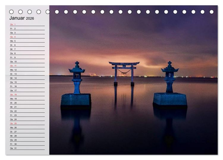 Produktbild: Japan. Im Land der aufgehenden Sonne (Tischkalender 2026 DIN A5 quer), CALVENDO Monatskalender