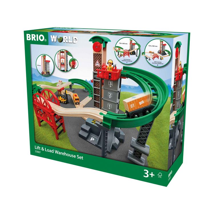 Produktbild: BRIO World - Gro&szlig;es Lagerhaus-Set mit Aufzug
