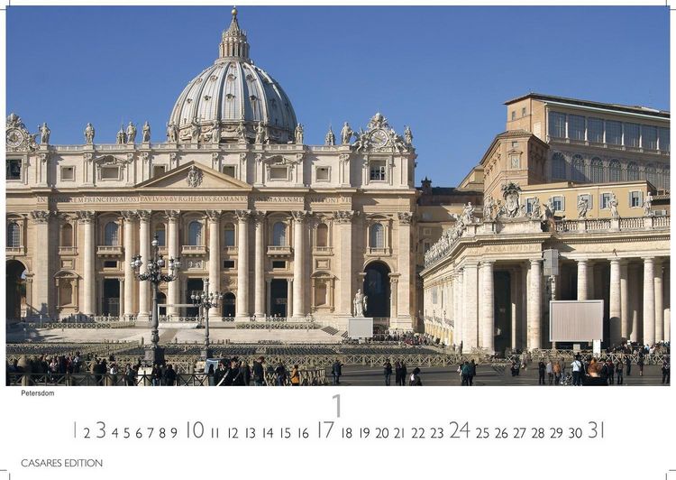 Produktbild: Rom Kalender 2027 &ndash; Wandkalender | Fotokalender Italien 35x50cm - mit 12 beeindruckenden Motiven der ewigen Stadt