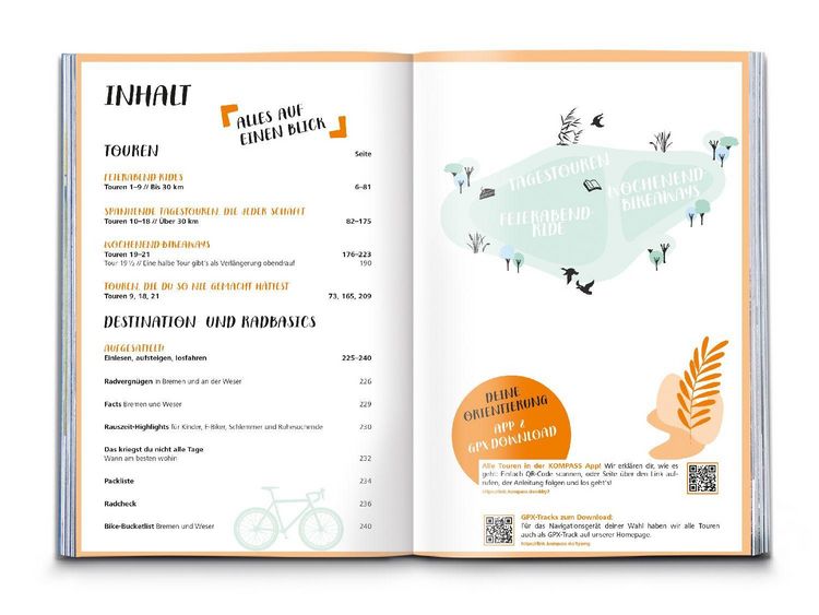 Produktbild: KOMPASS Radvergn&uuml;gen Bremen & Weser