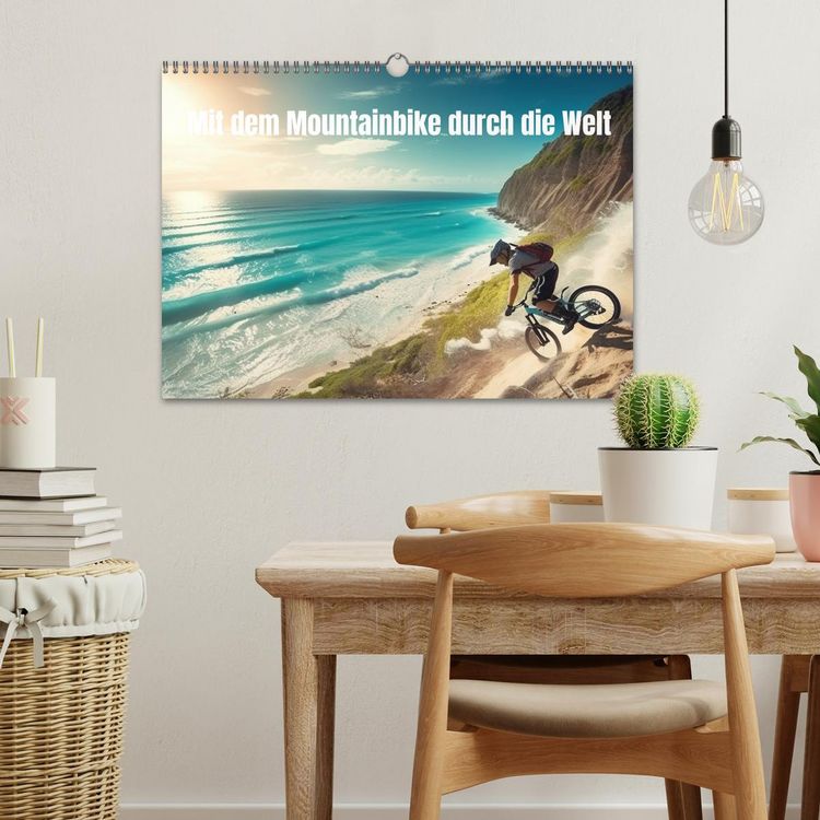 Produktbild: Mit dem Mountainbike durch die Welt (Wandkalender 2026 DIN A3 quer), CALVENDO Monatskalender