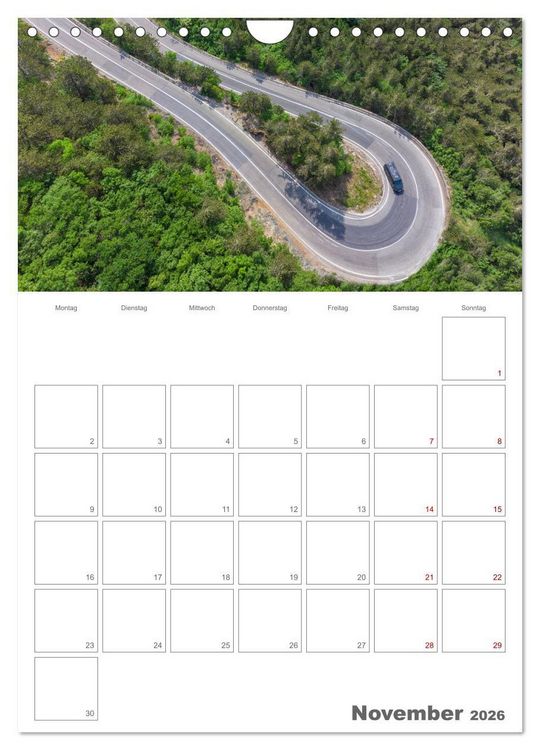 Produktbild: Wohnmobil Jahresplaner (Wandkalender 2026 DIN A4 hoch), CALVENDO Monatskalender