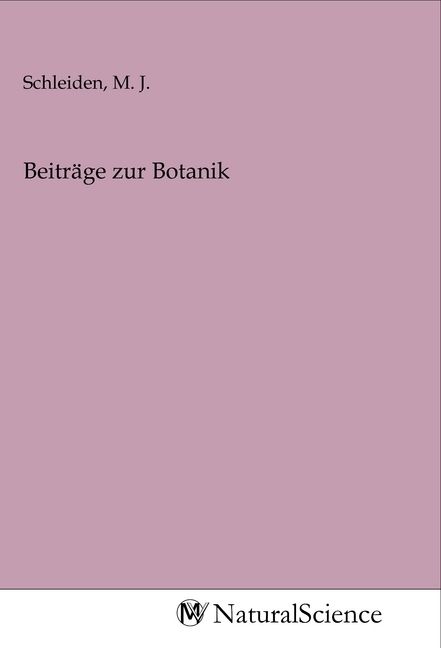 Produktbild: Beitr&auml;ge zur Botanik