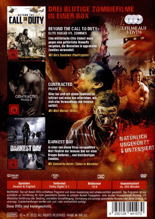 Produktbild: Living Dead - Die Zombie Box [3 DVDs]