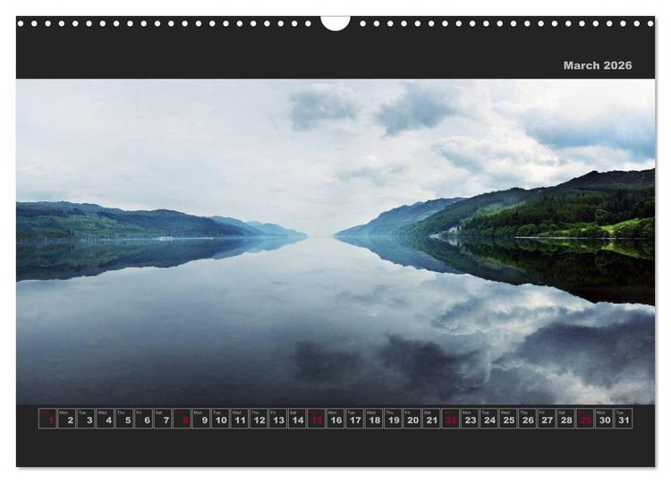 Produktbild: Panoramic Scotland / UK-Version (Wall Calendar 2026 DIN A3 landscape), CALVENDO 12 Month Wall Calendar
