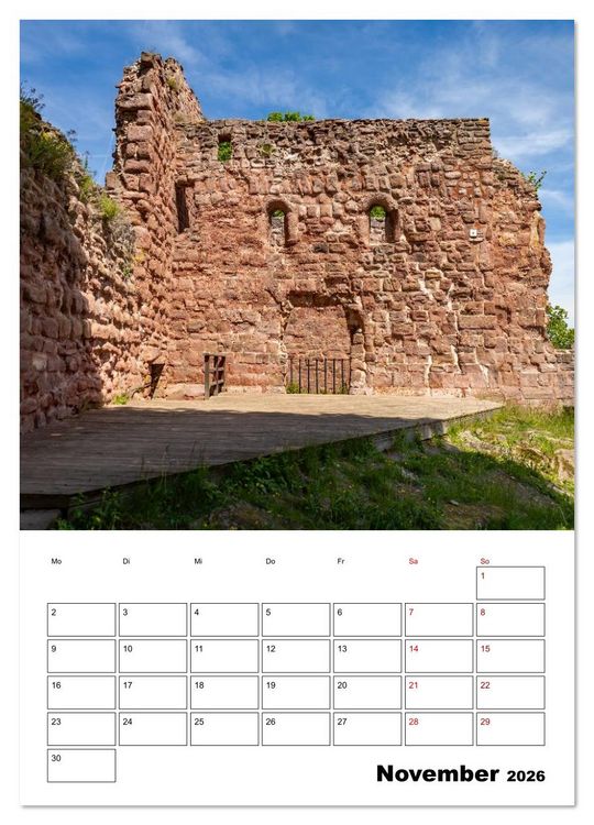 Produktbild: Kyffh&auml;user Denkmal - Terminplaner (hochwertiger Premium Wandkalender 2026 DIN A2 hoch), Kunstdruck in Hochglanz
