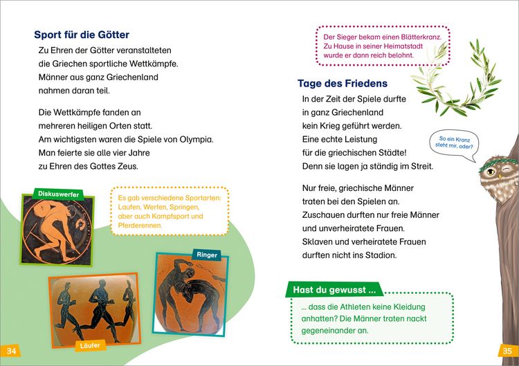 Produktbild: WAS IST WAS Erstes Lesen Band 25. Die alten Griechen