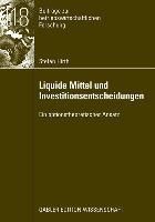 Produktbild: Liquide Mittel und Investitionsentscheidungen