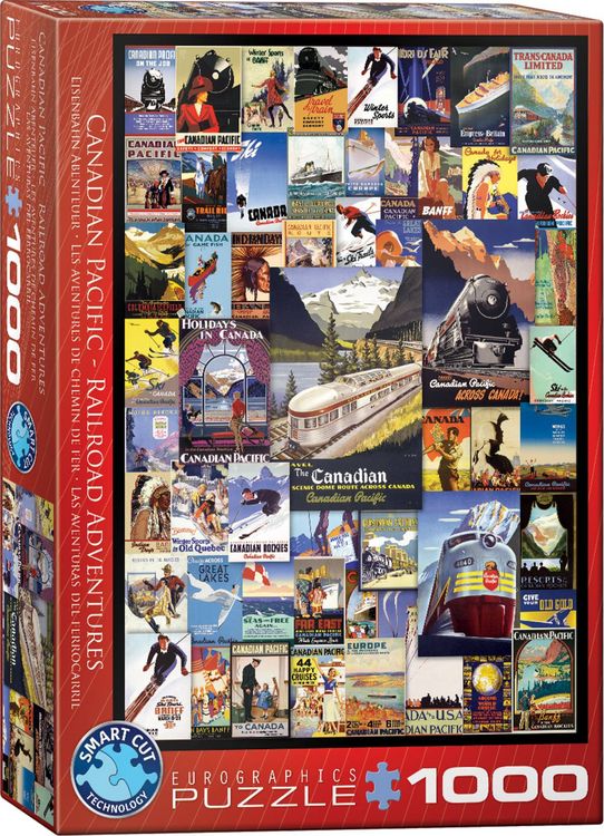 Produktbild: Puzzle 1000 Teile - Railroad Adventures