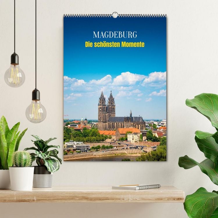 Produktbild: Magdeburg - Die sch&ouml;nsten Momente (Wandkalender 2026 DIN A2 hoch), CALVENDO Monatskalender