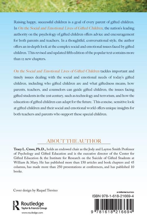 Produktbild: On the Social and Emotional Lives of Gifted Children