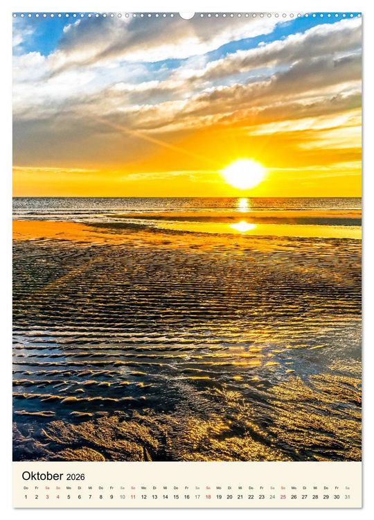 Produktbild: INSEL SYLT, Berauschende Nat&uuml;rlichkeit (Wandkalender 2026 DIN A2 hoch), CALVENDO Monatskalender