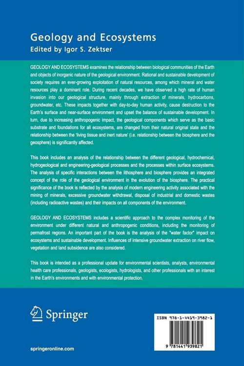 Produktbild: Geology and Ecosystems