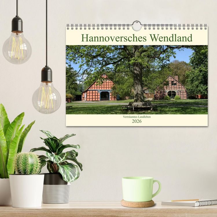 Produktbild: Hannoversches Wendland Vertr&auml;umtes Landleben (Wandkalender 2026 DIN A4 quer), CALVENDO Monatskalender