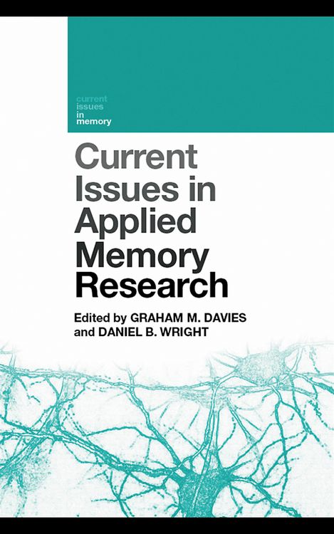 Produktbild: Current Issues in Applied Memory Research
