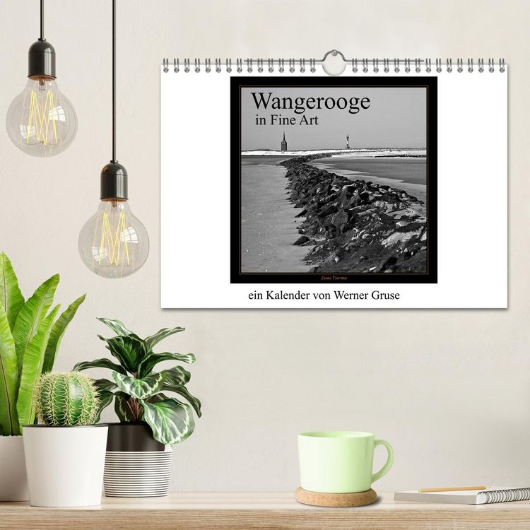 Produktbild: Wangerooge in Fine Art (Wandkalender 2026 DIN A4 quer), CALVENDO Monatskalender