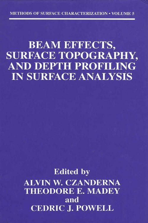Produktbild: Beam Effects, Surface Topography, and Depth Profiling in Surface Analysis
