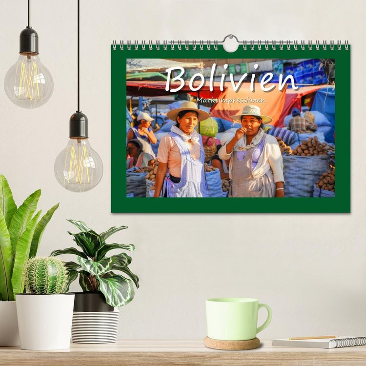 Produktbild: Bolivien - Marktimpressionen (Wandkalender 2026 DIN A4 quer), CALVENDO Monatskalender