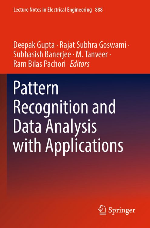 Produktbild: Pattern Recognition and Data Analysis with Applications