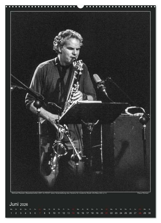Produktbild: Jazz Moments (Wandkalender 2026 DIN A2 hoch), CALVENDO Monatskalender