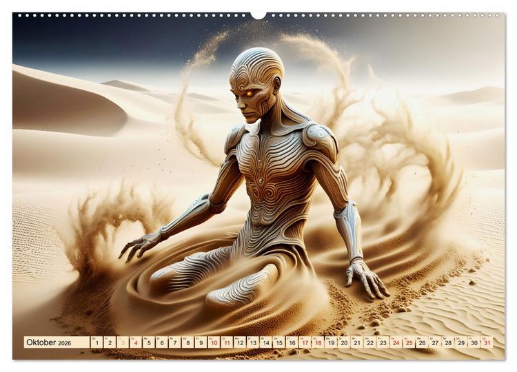 Produktbild: Sandige Visionen (Wandkalender 2026 DIN A2 quer), CALVENDO Monatskalender