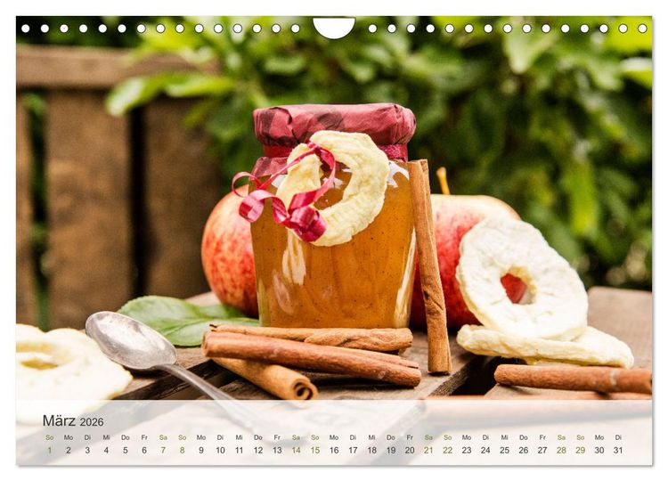 Produktbild: ApfelZEIT - Nat&uuml;rlich k&ouml;stlich (Wandkalender 2026 DIN A4 quer), CALVENDO Monatskalender