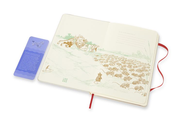 Produktbild: Moleskine Notizbuch - Der Zauberer von Oz, Fester Einband