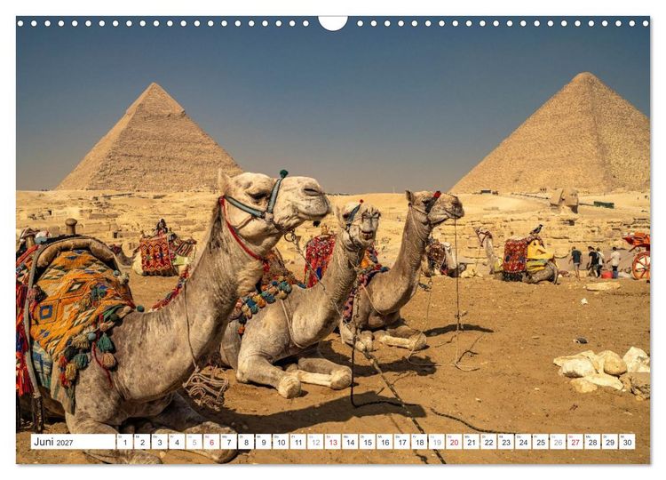 Produktbild: &Auml;gypten - Kairo + Gizeh (Wandkalender 2027 DIN A3 quer), CALVENDO Monatskalender