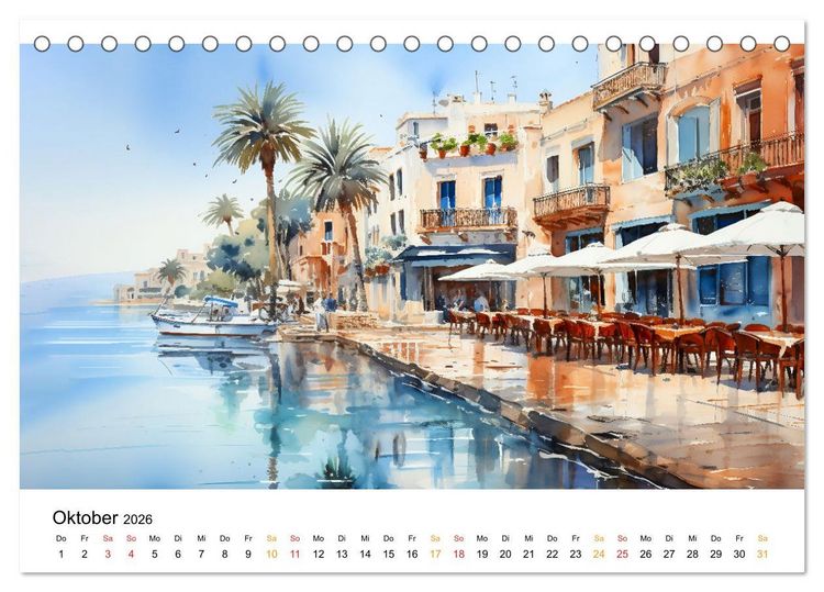 Produktbild: Mallorca mein Traum (Tischkalender 2026 DIN A5 quer), CALVENDO Monatskalender