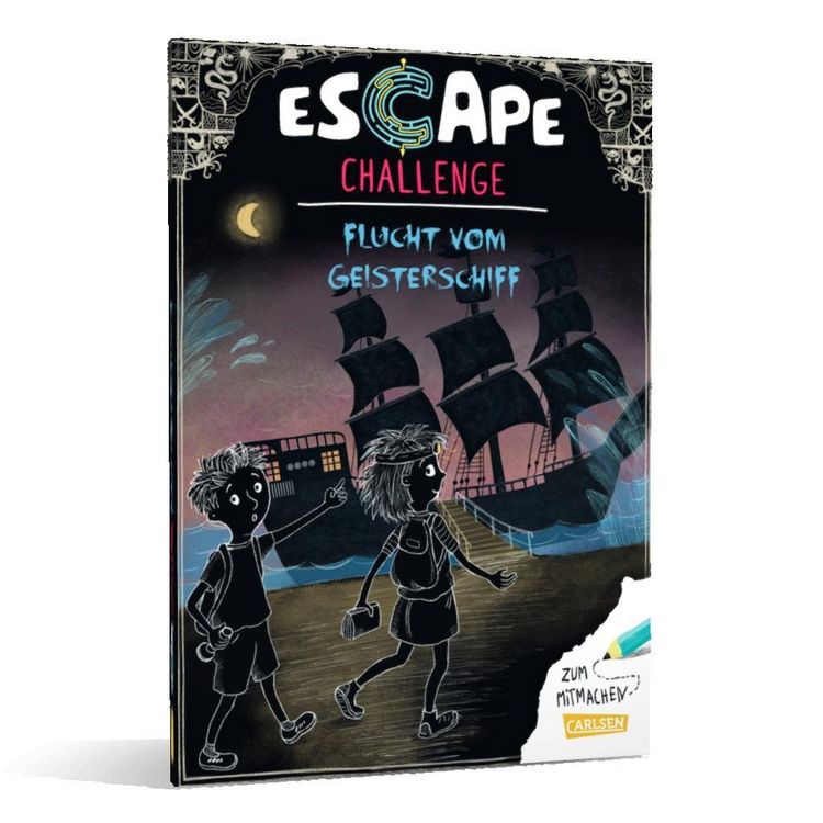 Produktbild: Escape-Buch f&uuml;r Grundschulkinder: Escape Challenge: Flucht vom Geisterschiff