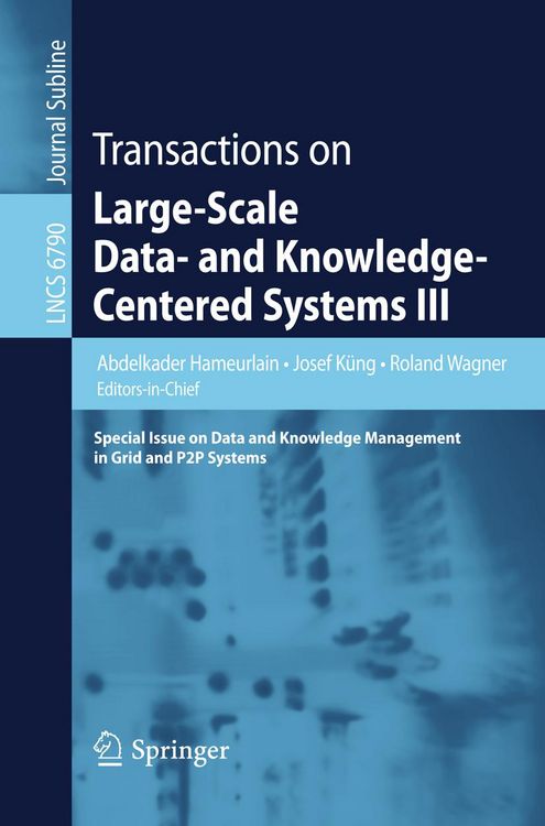 Produktbild: Transactions on Large-Scale Data- and Knowledge-Centered Systems III