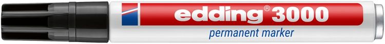 Produktbild: Edding 3000 Permanentmarker, schwarz