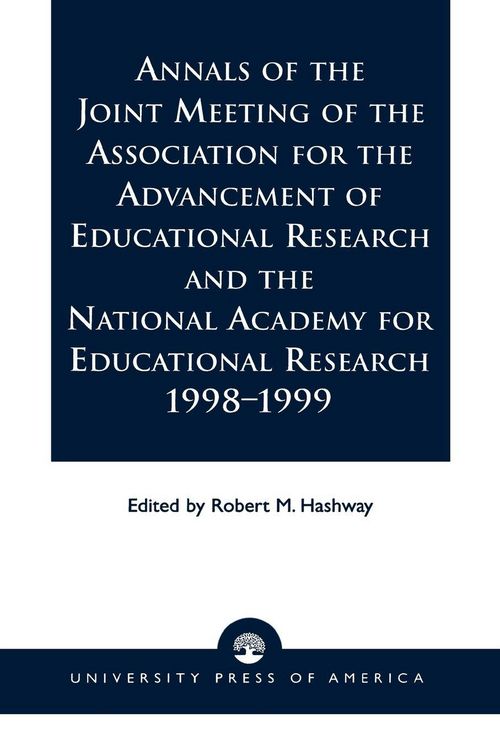 Produktbild: Annals of the Joint Meeting of the Association for the Advancement of Educational Research and the National Academy for Educational Research 1998-1999