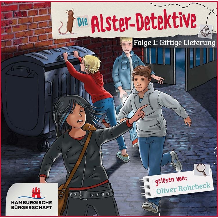 Produktbild: Alster-Detektive Folge 1 - Giftige Lieferung (H&ouml;rbuch ungek&uuml;rzt)