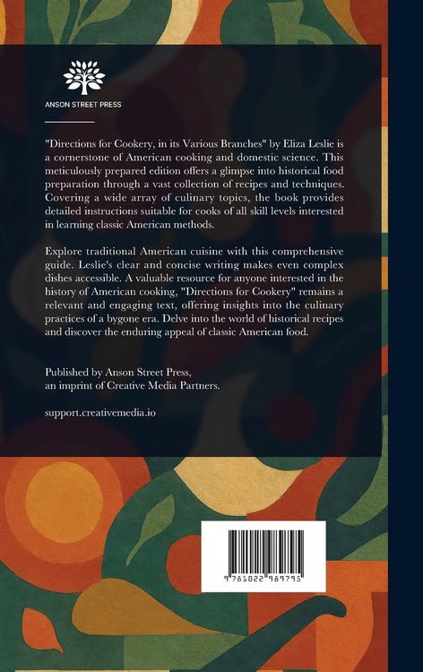 Produktbild: Directions for Cookery, in Its Various Branches