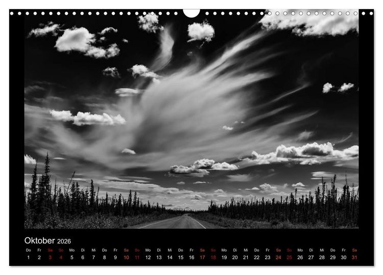 Produktbild: Soultouch - Schwarzwei&szlig; Landschaften, die die Seele ber&uuml;hren (Wandkalender 2026 DIN A3 quer), CALVENDO Monatskalender