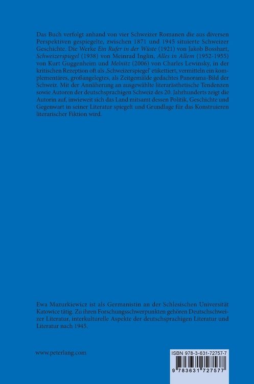 Produktbild: Die gespiegelte Schweiz