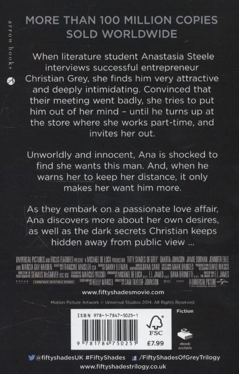 Produktbild: James, E: Fifty Shades of Grey