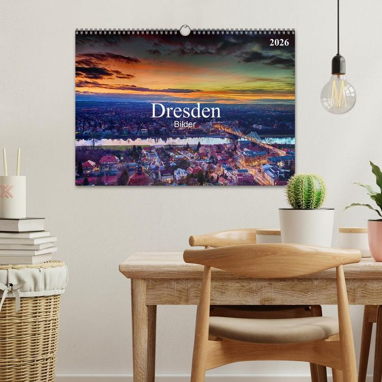 Produktbild: Dresden Bilder 2026 (Wandkalender 2026 DIN A3 quer), CALVENDO Monatskalender