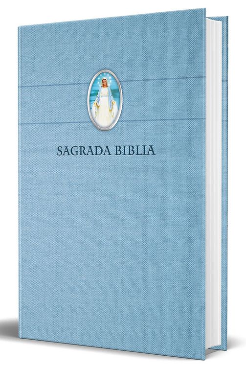 Produktbild: Biblia Cat&oacute;lica En Espa&ntilde;ol Con Virgen Milagrosa En Cubierta / Catholic Bible in Spanish Hardcover, Blue
