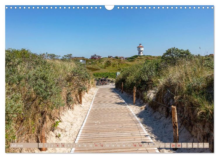 Produktbild: Inselliebe Langeoog (Wandkalender 2026 DIN A3 quer), CALVENDO Monatskalender