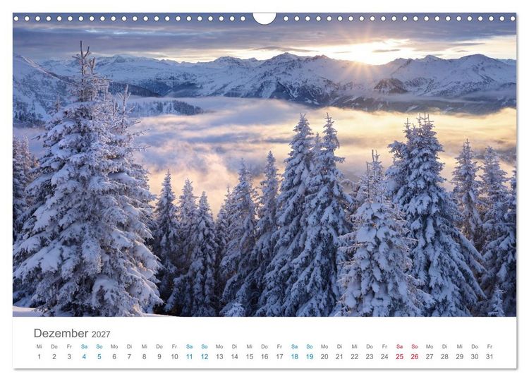 Produktbild: Alpen im Licht (Wandkalender 2027 DIN A3 quer), CALVENDO Monatskalender