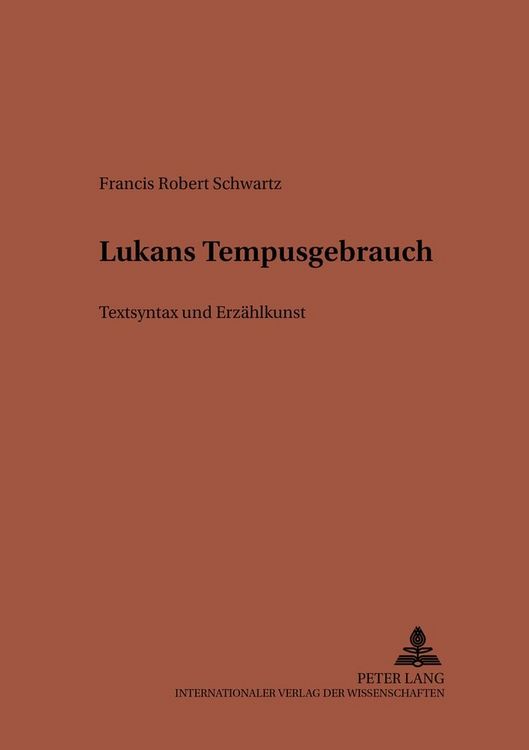 Produktbild: Lucans Tempusgebrauch