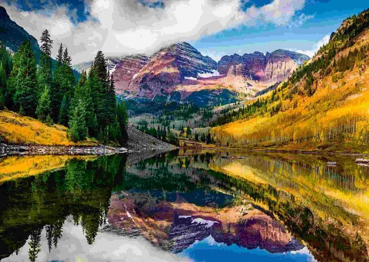 Produktbild: Erwachsenenpuzzle 1000 Teile - Aspen, Colorado