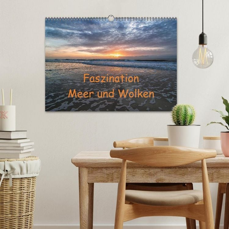 Produktbild: Faszination Meer und Wolken (Wandkalender 2027 DIN A3 quer), CALVENDO Monatskalender