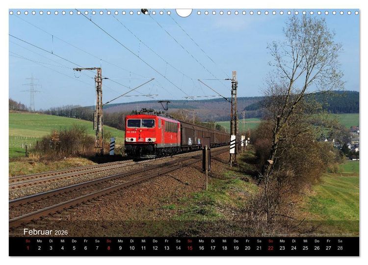 Produktbild: Eisenbahn in Mitteldeutschland (Wandkalender 2026 DIN A3 quer), CALVENDO Monatskalender