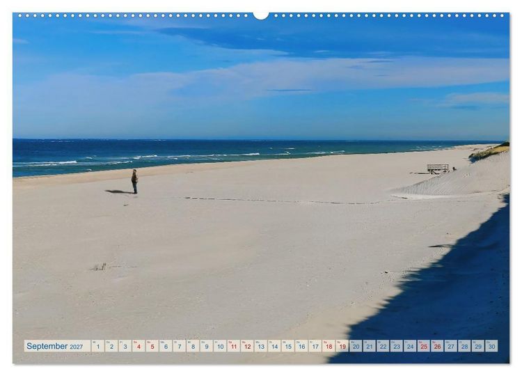 Produktbild: Strand-Einsamkeit. Ein Sylter Winter (Wandkalender 2027 DIN A2 quer), CALVENDO Monatskalender